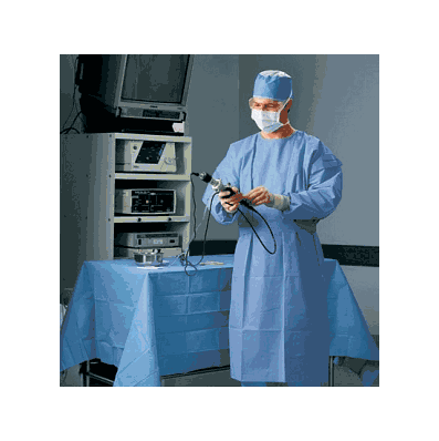 Gown, Procedure, Fluid Resistant, Blue, Xl -
