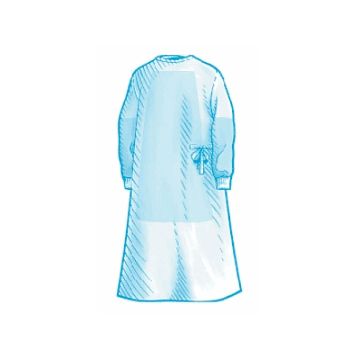 Gown, Surgical, Fabric-reinforced, Large - Me