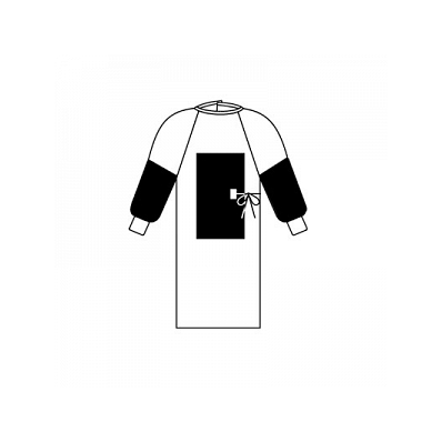 Gown, Surgical, Zoned, Impervious, Lg, Strl -