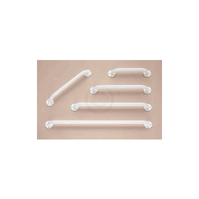 Grab Bar 12 Inch White - Grab Bar, W/Pdr Coat