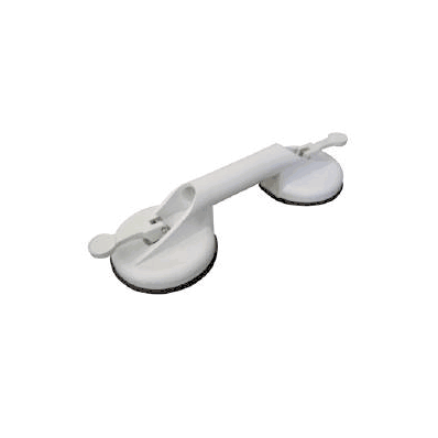 Grab Bar Large, 4.5 Inch Cup White Stainless