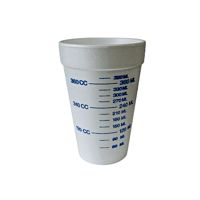 Graduated Polystyrene Cup 16 oz, 1000/cs