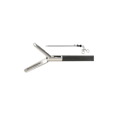 Grasping Forcep Scissor Type Angled 35 Cm - F