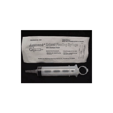 Grommetless Piston Syringe w/Small Tube Adapt