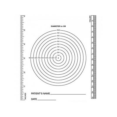 Guide Wound Measurement Bullseye - Medline