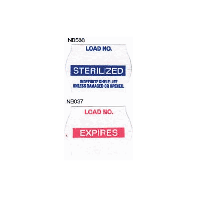 Gun Label Barkley Sterilization Label Blue -
