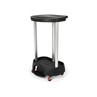 Hamper, Linen, Hands Free, Black - Medline