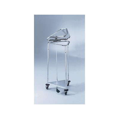 Hamper, Ss, 18"Trian W/Lid, (2301) - Medline