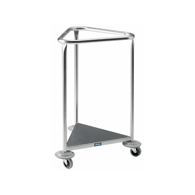 Hamper, Triangular, 18"Stainless Steel - Medl