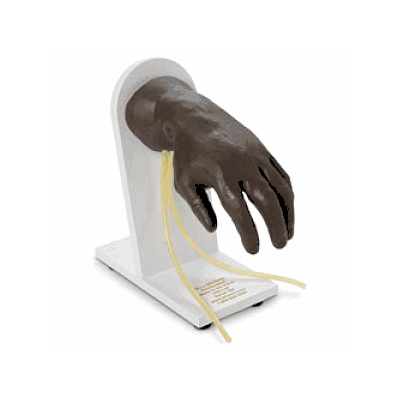 Hand, Advanced Iv, Black, W/Blood, Syringes -