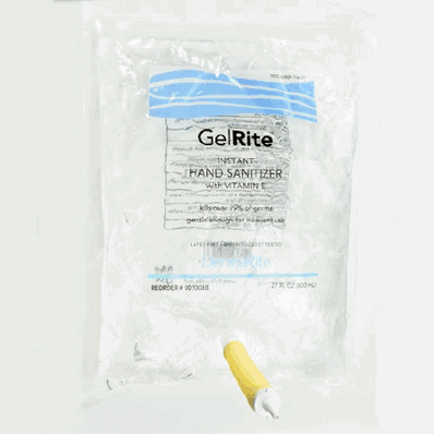 Hand Sanitizer, 65% DISPENSER REFILL BAG, 800 mL