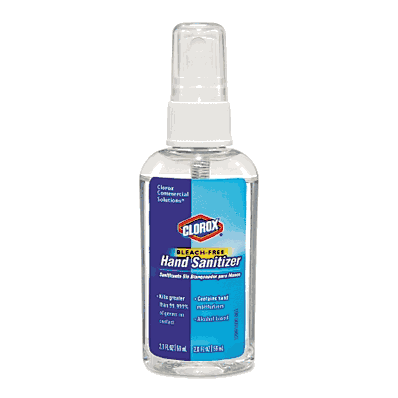 Hand Sanitizer Clorox 2 oz. 71% Ethyl Alcohol Liquid Pump