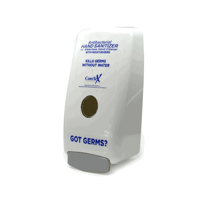 Hand Sanitizer Gel 60% Alcohol, Dispenser Only Wall Mount