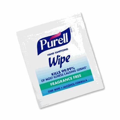 Hand Sanitizing Wipe, 100 Count, 100/bx, 10 bxs/cs