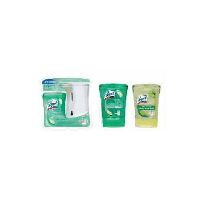 Hand Soap System Kit Lysol No Touch Liquid 8