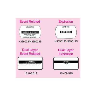 HANDHELD EVENT RELATED LABEL , - RED (steam &