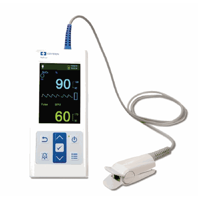 Handheld Pulse Oximeter, Audible and Visual Alarm