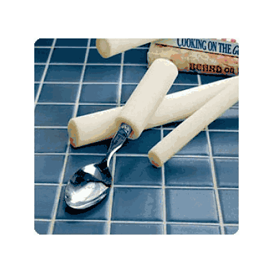 Handle, Foam, Utensil, Bore 1/4, Dia 1-1/8