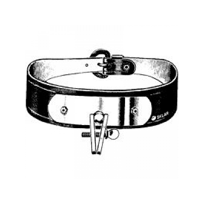 Headband, Jefferson, Leather, W/Pad, 1 1/2" -