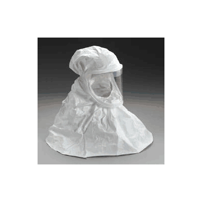 Headcover, Poly Tyvek W/Ext Hood Lg (3/Pk) -