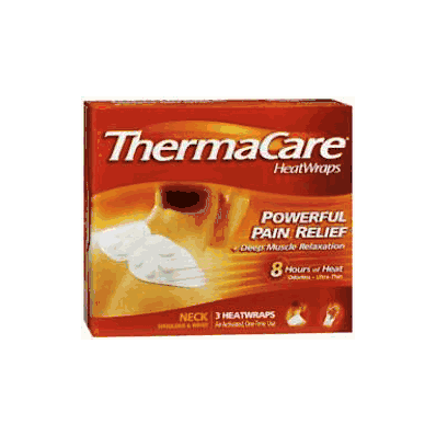 Heat Wrap Thermacare Chemical Activation Nec