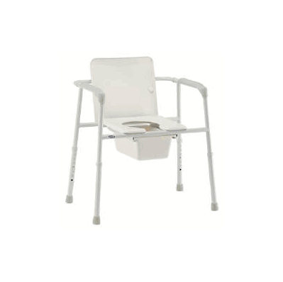 Heavy Duty Commode Steel 16-1/4 To 22 Inch -