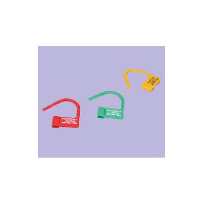 Heavy Duty Padlock Seal, RED, 1" X 1-1/2", UnNumbered