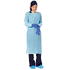 Heavyweight Isolation Gowns with Thumb Loop, Universal Size, color Blue, Disposable Fluid-Resistant Polyethylene Film, sold as 75 ea/cs, Part# CRI5020<br><br><font color="red"><b>BACK TO THE PRODUCT TABLE, <a href="https://www.aaawholesalecompany.com/apparel-gowns-protective-procedure-gowns.html">CLICK HERE</a></b></font>