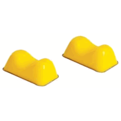 Heel Positioning Pad, 7" x 4" x 3" Silicone
