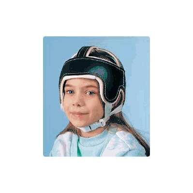 Helmet Brown - Helmet, Prot Leather 19" 47cm