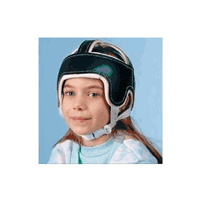 Helmet Brown - Helmet, Prot Leather 22" - Sa