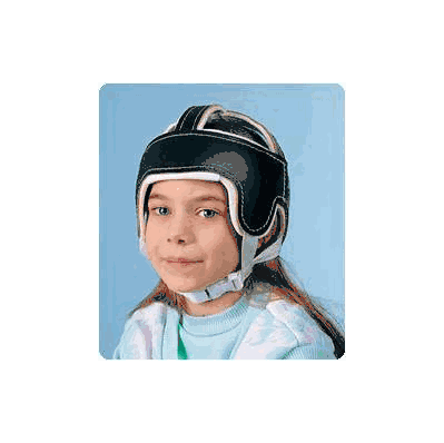 Helmet Brown - Helmet, Protective Leather Brn