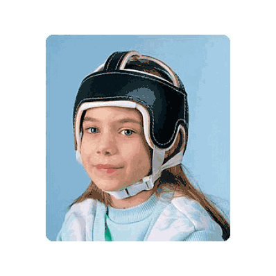 Helmet, Protective, Leather, Head Cir 18"