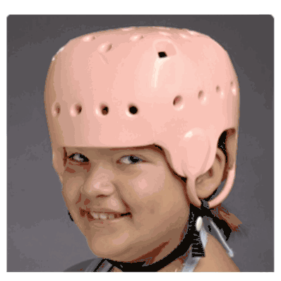 Helmet, Seizure, Soft, Medium, Blue
