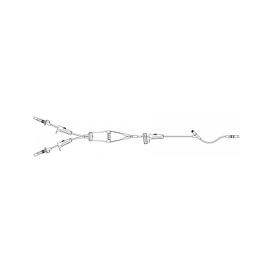 Hema Y-type Blood Set, Nonvented, 100 Inch By