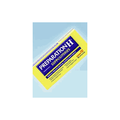 Hemorrhoid Relief Preparation H Suppository