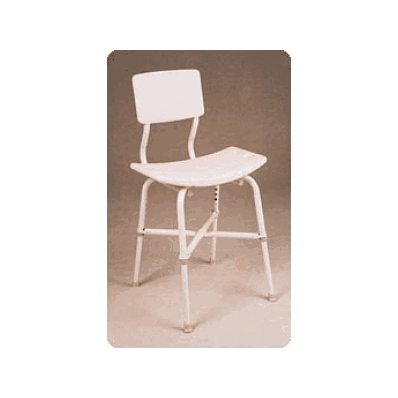 High Bath Stool With Back By Patterson Medica