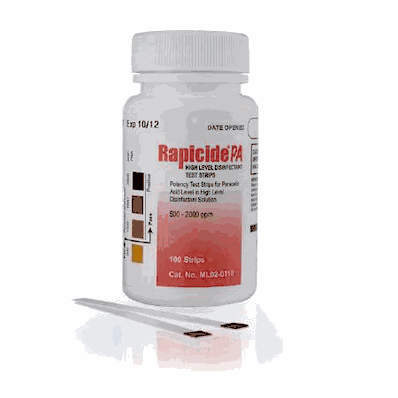 High-Level Disinfectant Test Strip, Rapicid