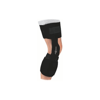 Hinged Knee Guard Universal Hook And Loop Str
