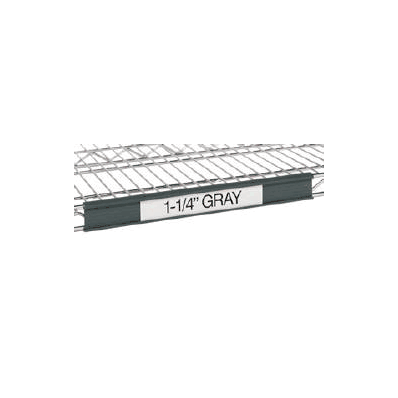 Holder, Label Gry 19" Fits 24" Shelf - - Int