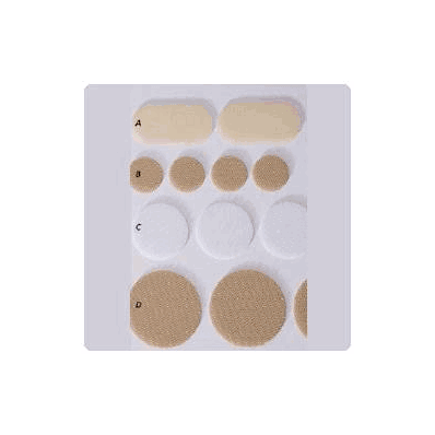 Hook Tab Strap Attach 1 X 2 Inch, White, 169