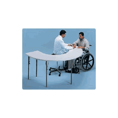 Horseshoe Table Plastic Resin 72 X 48 Inch -