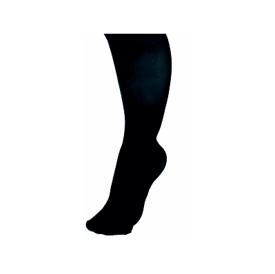 Hosiery, Compr, Knee, 20-30, Sizea, Black, Sh