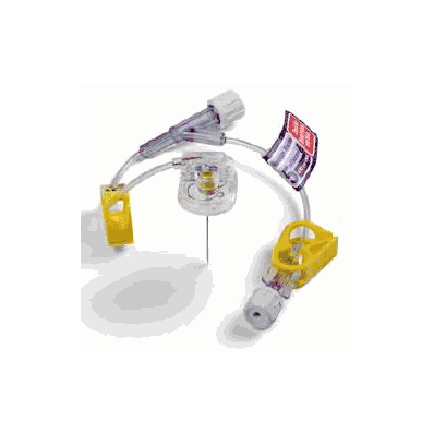 Huber Infusion Kits, 22 Ga x 1", Y-Site Injection Port
