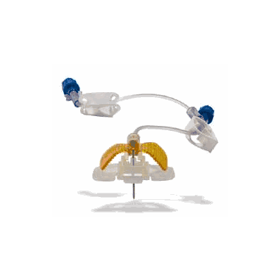Huber Infusion Set, 19 ga x 0.75" Winged