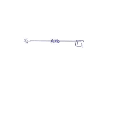 Huber Infusion Set 19 Gauge 1 Inch 9 Inch Tub