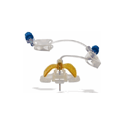 Huber Infusion Set, 20 ga x 1" Winged