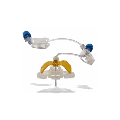Huber Infusion Set, 22 ga x 0.75" Winged