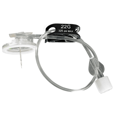Huber Infusion Set, 22 ga x 20 mm Surecan Safety II