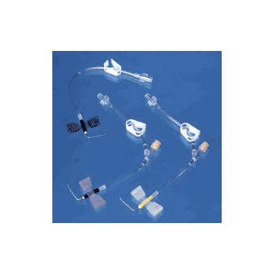 Huber Infusion Set 22 Gauge 1 Inch 7 Inch Tub